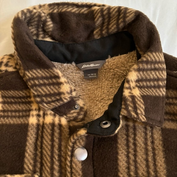 Eddie Bauer Brown Sherpa Jacket - Picture 3 of 3